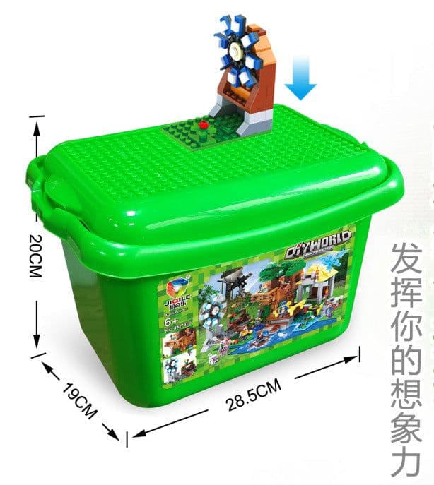 image-Lego-Compatible Minecraft Building Blocks Set - Cave & Tree House