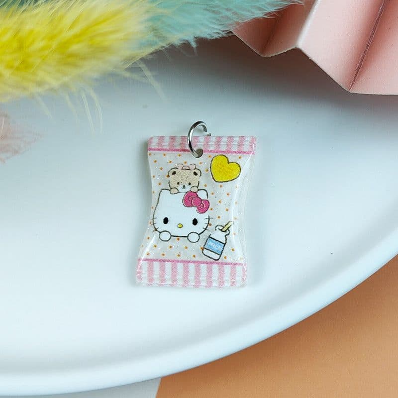 image-Resin Candy Pendant Charm DIY Jewelry Accessories