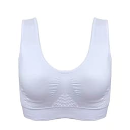 image-Sports Bra - Bean Paste Purple Nylon Mesh Hollow 6XL