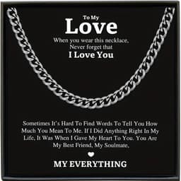 image-Cuban Link Copper Necklace - Women's Cross Chain