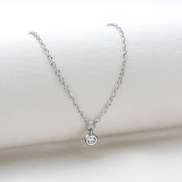 image-AINUOSHI Moissanite Necklace, 925 Silver, 0.3ct, European Style, 21-50cm