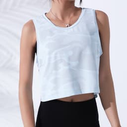 image-Airun Sports Vest Women Light Yellow L Sleeveless