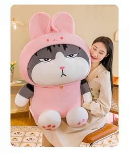 image-Plush Cat Toy 100cm Super Soft Short Plush