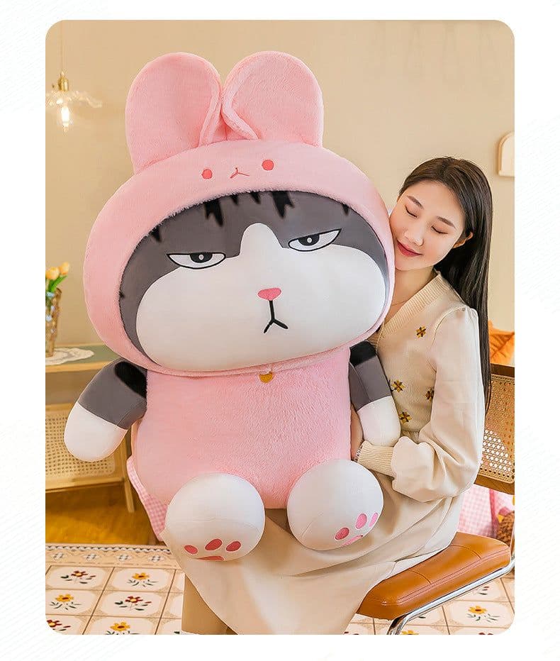 image-Plush Cat Toy 100cm Super Soft Short Plush