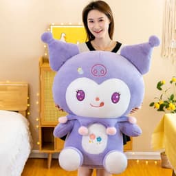 image-Kulomi Lolita Princess Plush Toy Doll - PP Cotton Fill, Mesh Bag
