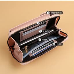 image-Sweet Vertical Messenger Bag - Light Blue PU Leather