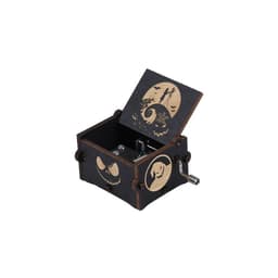 image-Autonomous DIY Wooden Hand Crank Halloween Music Box Carving Kit Gift