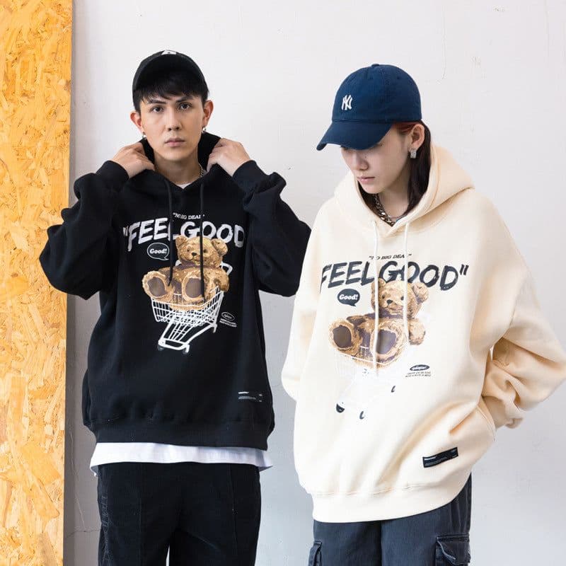 image-VAMTAC Hooded Sweatshirt - Apricot Fleece XXL