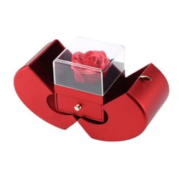 image-Christmas Apple Jewelry Box - Green & Red Ornament Packaging