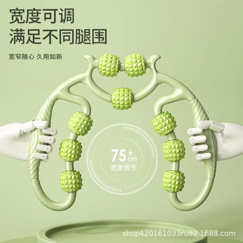 image-Roller Massager Muscle Relaxation Wheel - Green 12