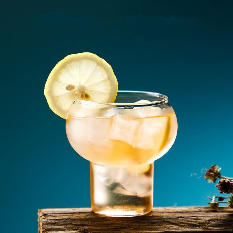 image-High Borosilicate Glass Coffee Cup, Transparent 280-530ml - Modern Minimalist Design
