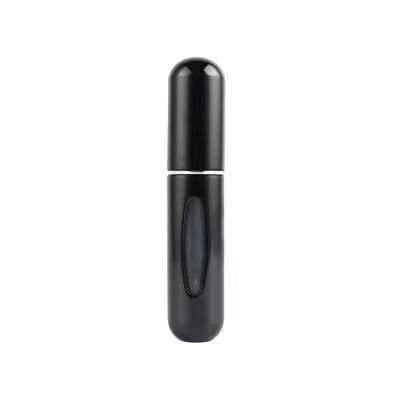 image-New portable 5ml mini self-pump perfume bottle bottom refillable spray bottle aluminum perfume empty bottle