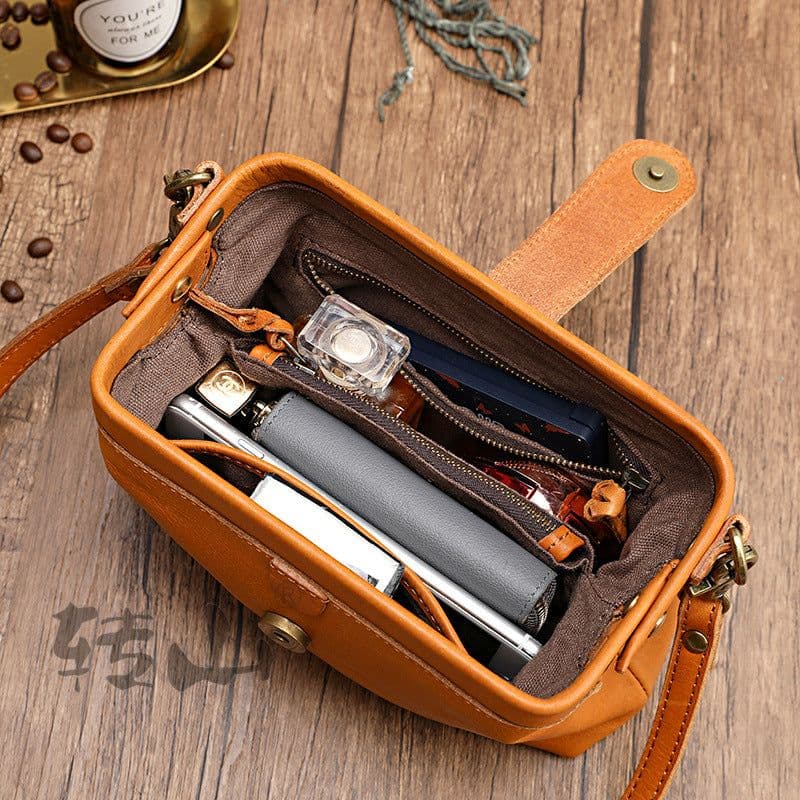 image-Turn Around the Mountain Women's Doctor Bag - Coffee Leather