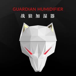 image-2021 new wolf wolf humidifier USB mini colorful lights indoor desktop air purification hydrating spray moisturizing