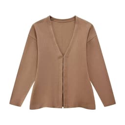 image-Women's Loose-Sleeved Jacket with A-line Skirt 4 Colors 2024