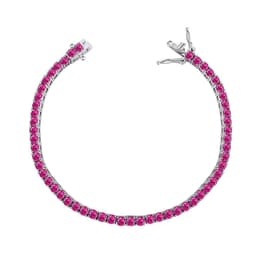 image-Sterling Silver 925 S925 Tennis Chain Bracelet - Geometry Zircon Fashion Jewelry for Women