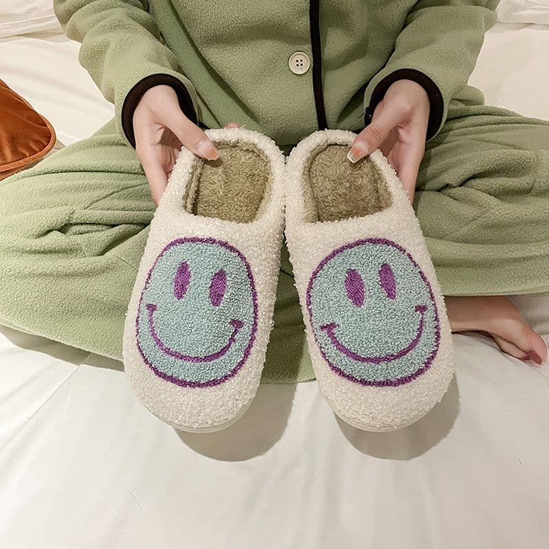 image-Cotton Slippers Women's Plush Non-Slip Warm