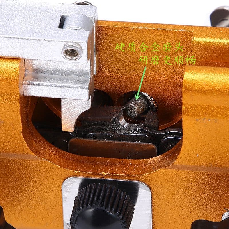 image-Portable Aluminum Alloy Chain Grinder, Lightweight 05
