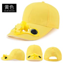 image-Men's Solar Fan Hat with Logo