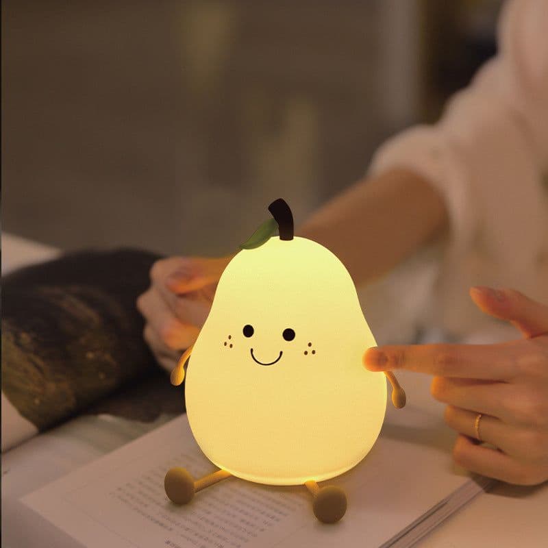 image-Toaster Night Light LED Lamp - Yellow Battery Powered