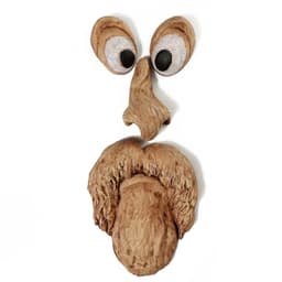 image-Cross-border foreign trade bark glowing tree face tree monster facial features resin decoration Easter outdoor creative decoration decoration