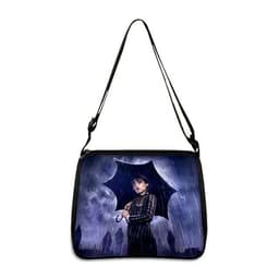image-Cross-border Adams family Wednesday addams ladies shoulder bag niche armpit bag fashion handbag