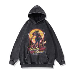 image-Cotton Fleece Hoodie - Kangaroo Pocket Loose Fit XXL