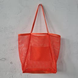 image-European Large Capacity Beach Tote Bag - Mesh