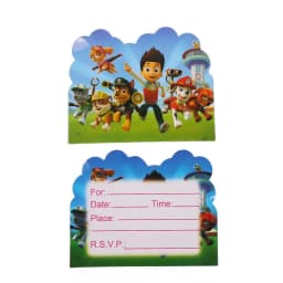 image-Kids Paper Cups & Plates - Dog Party Supplies 16 Set