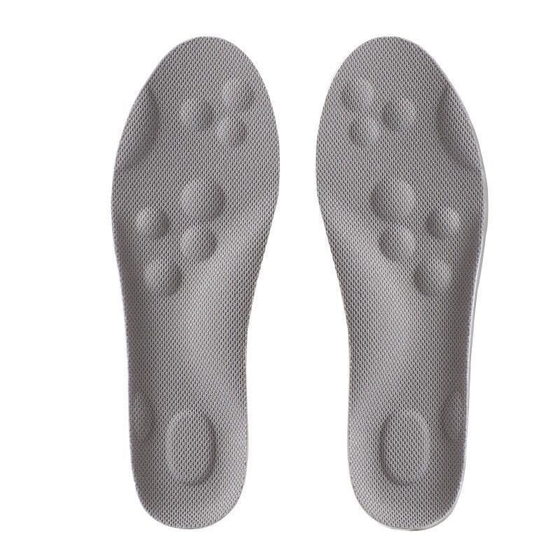 image-Men's & Women's Sports Insoles - Arch Support, Shock Absorbing, Sweat-Proof, Black/White