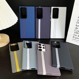 image-Samsung S24 Ultra PC Case - Carbon Fiber Magnetic Cover