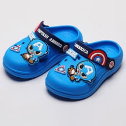 image-Disney Iron Man Crocs - Purple Kids Beach Slippers