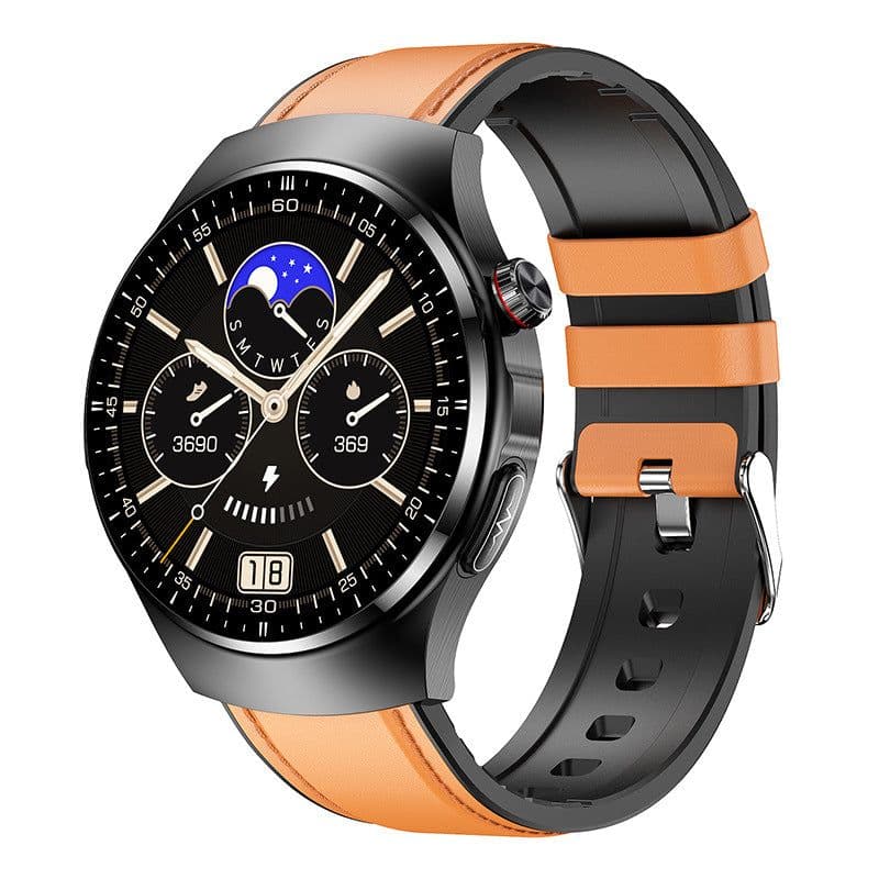 image-Smart TK25 Watch - Blood Oxygen, Heart Rate, Pedometer, Bluetooth Call - Black