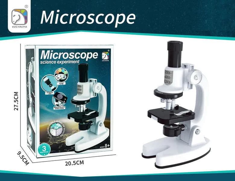 image-Children's DIY Microscope Set - Educational Science Kit