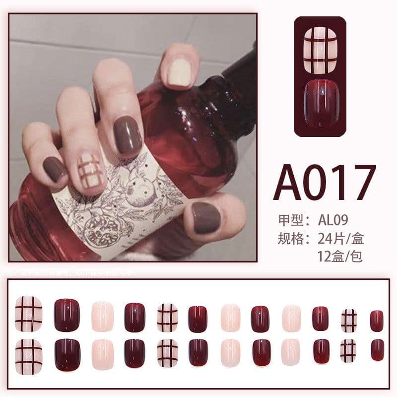 image-Wearable manicure pieces, removable fake nail patches, Internet celebrity manicure tools, nail art finished products, cute Internet celebrity new style