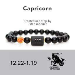 image-Constellation Bracelet - 8mm Natural Stone Agate Beads Unisex