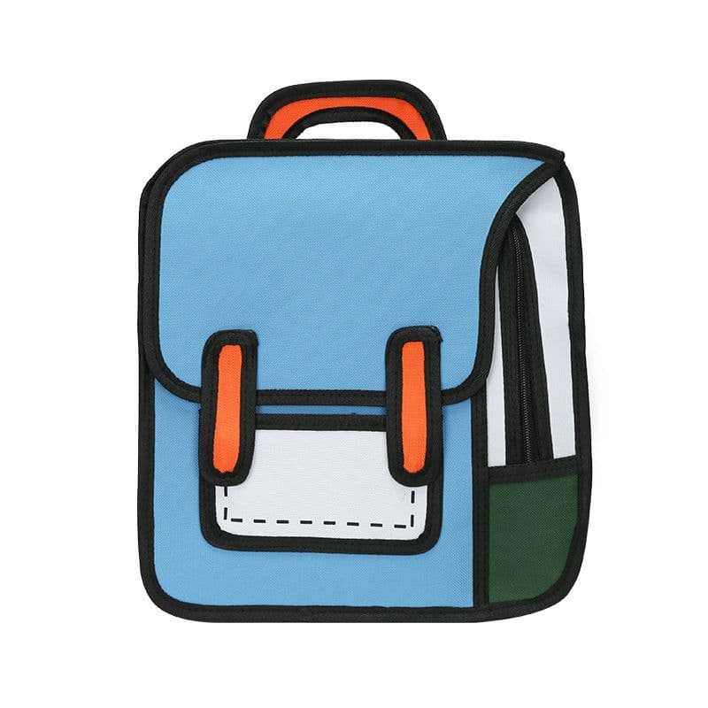 image-Backpack Lin Miaomiao Purple Korean 2D Comics 3D 2021 School Youth - Unisex