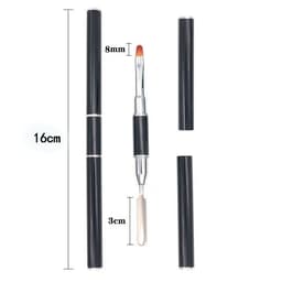 image-Lattice Spectrum UV Gel Pen - Silver Round Head