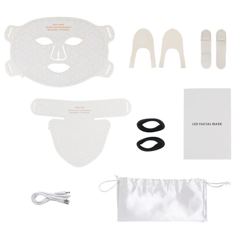 image-Portable IPL LED Mask For Face And Neck 4 Color Light
