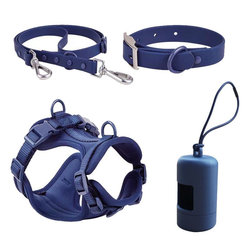 image-The new WidOne with the same pvc pet leash collar large and small dogs dog leash pet chest harness