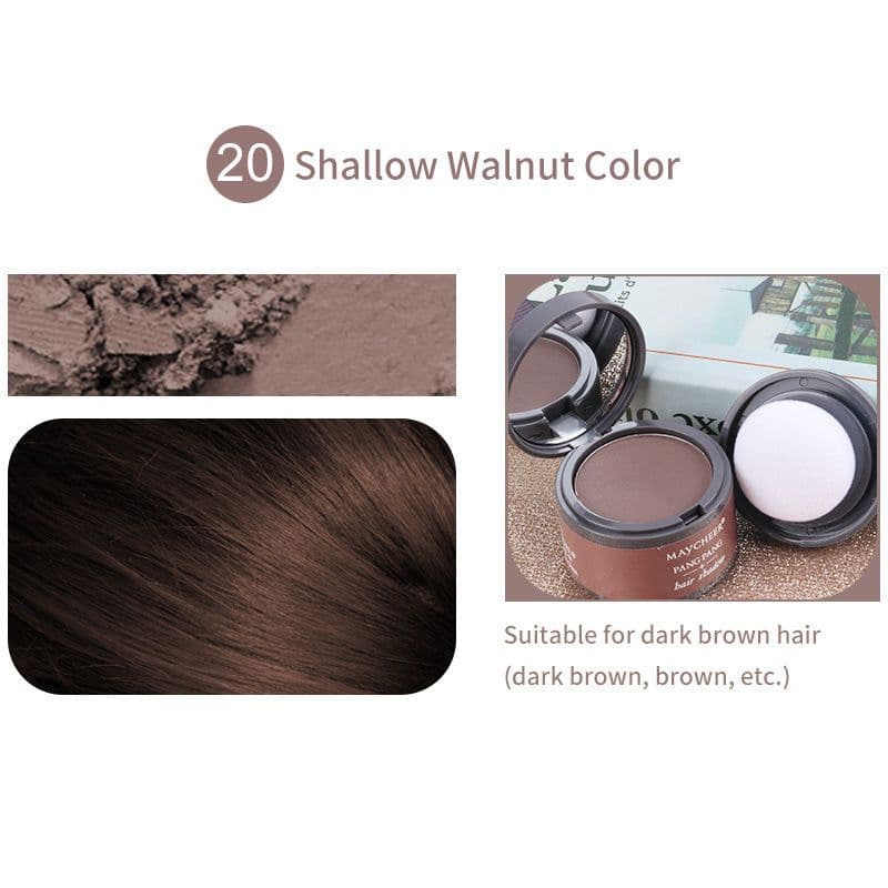 image-MAYCHEER Hairline Shadow Powder, Natural Color, 3 Years Shelf Life