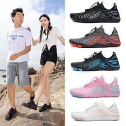 image-Five-Finger River Tracing Shoes - Gray Orange Hiking Cycling Shoes