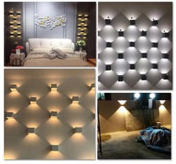 image-Solar outdoor waterproof wall light induction wall light exterior wall wiring free wall light balcony dimming wall light graffiti wall light