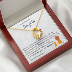 image-YYDDSSD Heart Necklace Silver - Daughter Gift