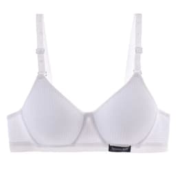 image-Girls Gather Bra Wireless Thin Cup - Light Grey 38/85AB