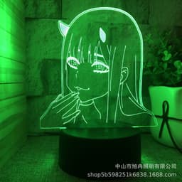 image-3D Night Light LED USB Desk Lamp Touch Remote Control Modern Minimalist
