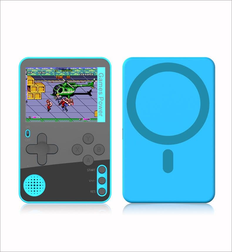 image-K10 magnetic adsorption FC nostalgic retro card handheld game console vibrato magnetic adsorption mobile phone shell game console handheld