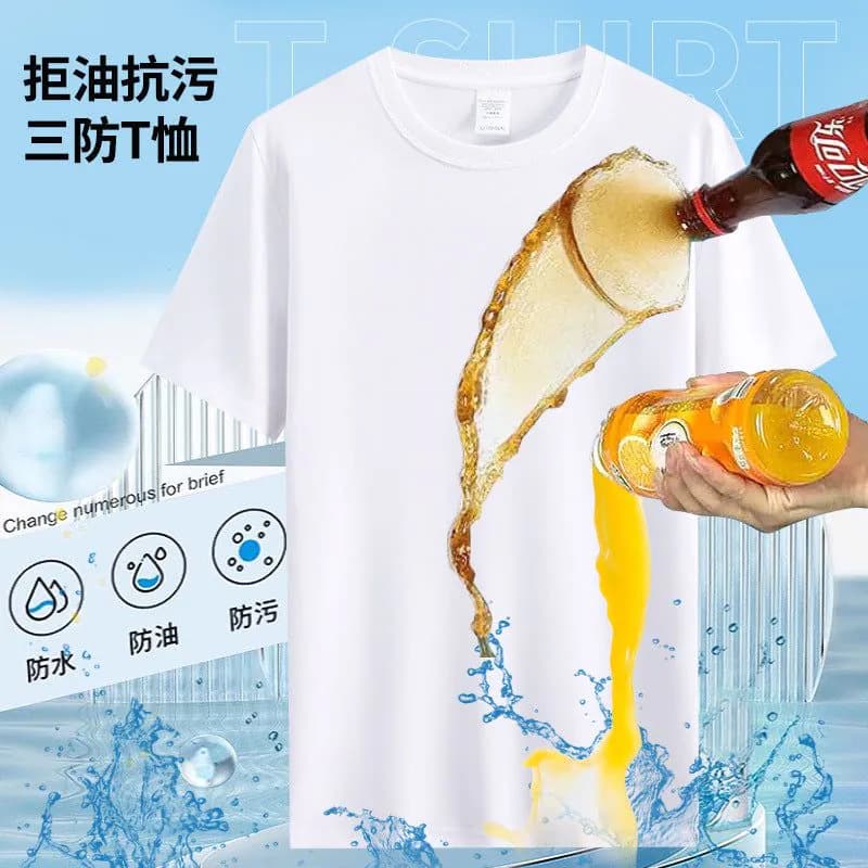 image-White Cotton T-Shirt Men Women Short Sleeve Summer