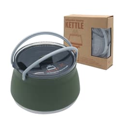 image-Camping Portable Silicone Folding Kettle - 1L Black