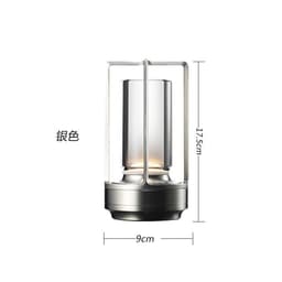 image-Grammy Outdoor Metal Table Lamp - Black Touch Modern